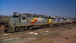 CSX 6760 sits with other locos outside the yard office